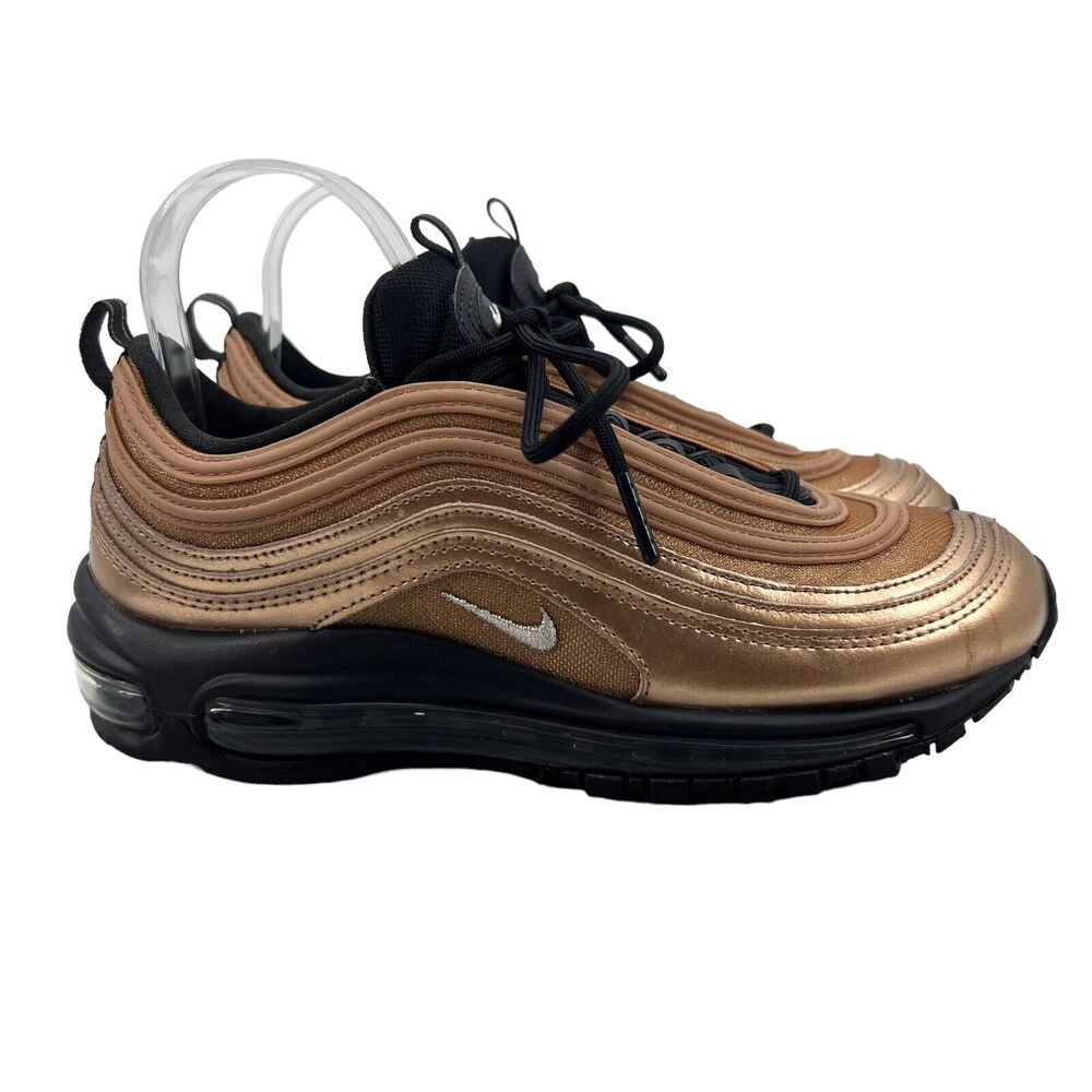 Nike Air Max 97 Copper Womens 7.5 Metallic Bronze Athletic Sneaker CT1176-900